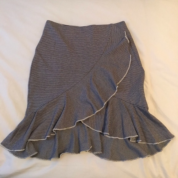 Stretch Ruffle Miniskirt - Picture 2 of 5